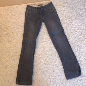 Prana Corduroys in grey, size 2